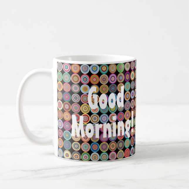 Mug 80's Funky élégant Sophisticated Fancy Motif (Gauche)