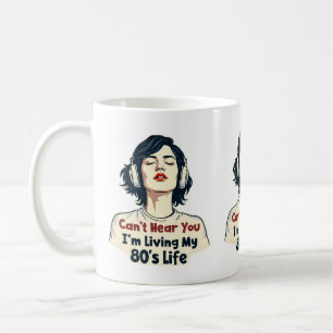 Mug 80s Rétro Nostalgic Music Lover Throwback Design
