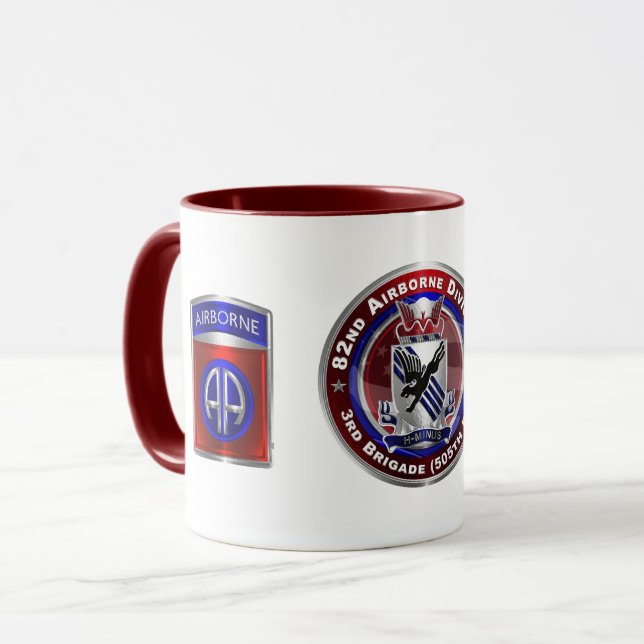 Mug 82e division aéroportée 3e brigade 505e PIR  (Devant gauche)