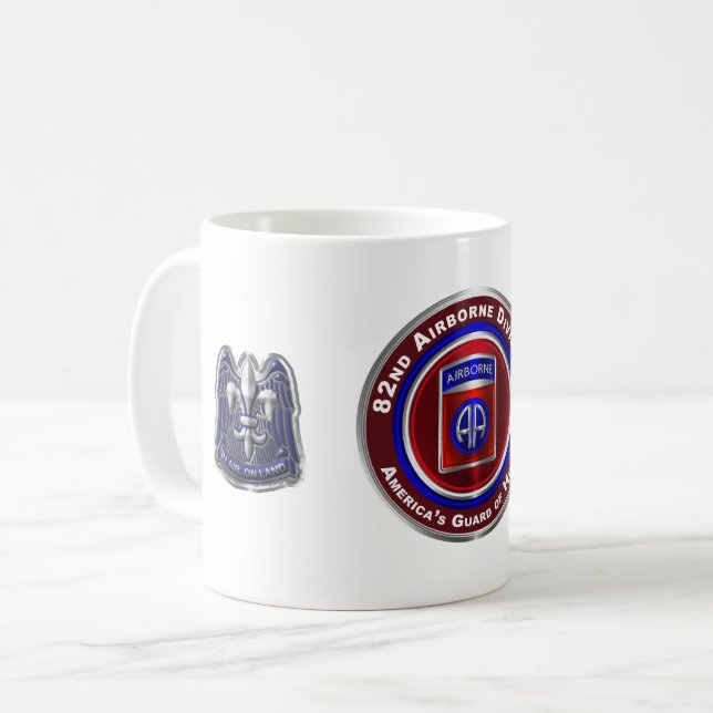 Mug 82e division aéroportée Gardien de l'honneur de l' (Devant gauche)