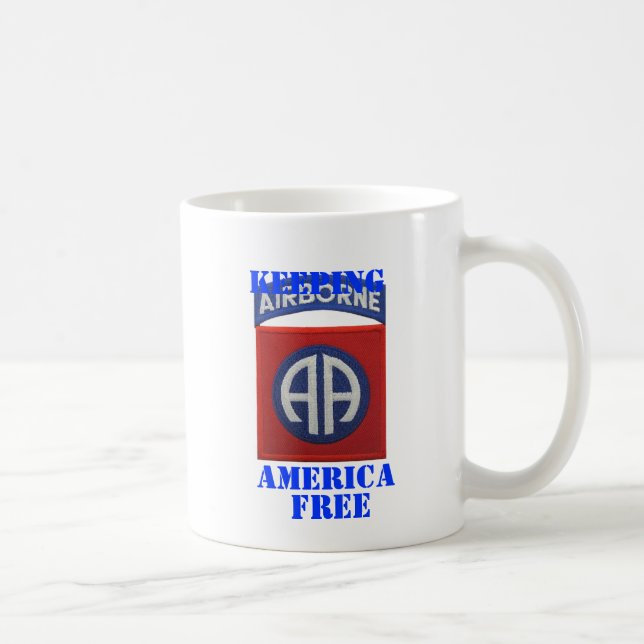 Mug 82e division aéroportée timbre vétérans de guerre  (Droite)