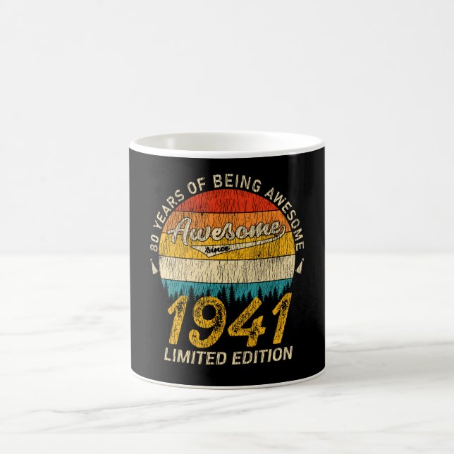 Mug 84 Ans 1941 Retro Magnifique 84e anniversaire Cade (Centre)