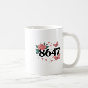Mug 8647 Retro 86 47 Anti-trump Flower Art President