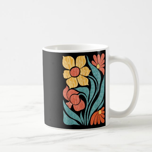 Mug 8647 Subtle Anti Trump Floral Boho (Droite)