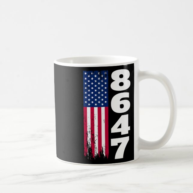 Mug 86 47 8647 Subtil anti Trump 1  (Droite)