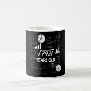 Mug 89 Ans Enseignant en mathématiques Anniversaires 8