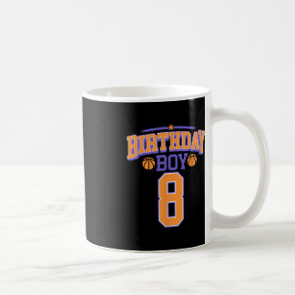 Mug 8 Anniversaire Boy Basketball Lover 8 Anniversaire