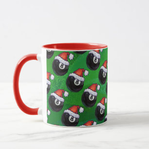 Mug 8 Bal Christmas Green