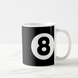 Mug 8 Billard Ball Lazy Costume Halloween Drôle Magi