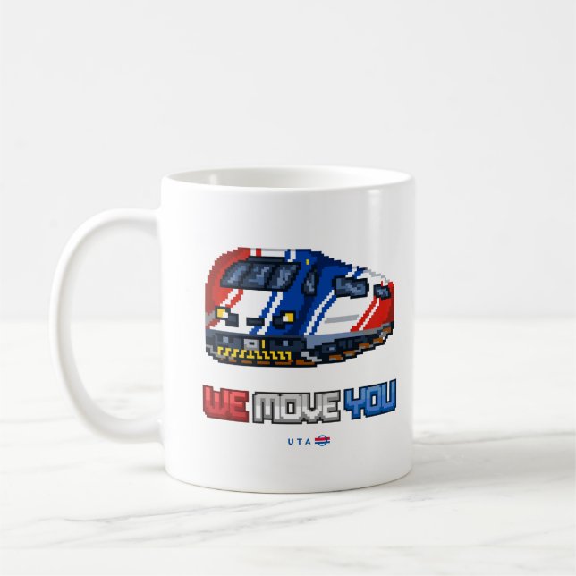 Mug 8 bits We Move You FrontRunner (Gauche)