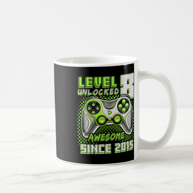 Mug 8 Déverrouillé Awesome 2015 jeu vidéo 8e anniversa (Droite)