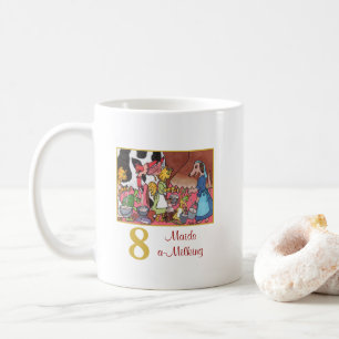Mug 8 domestiques un-Trayant les animaux mignons et la