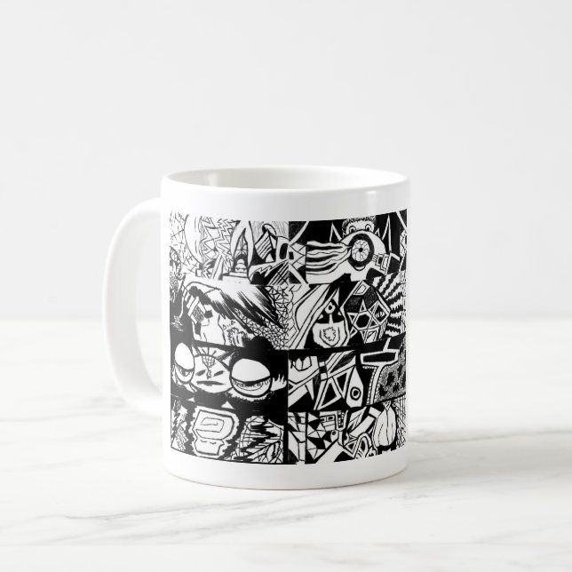 Mug 8 nuances d'anxiété (Devant gauche)