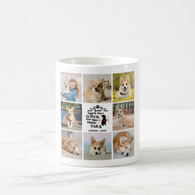 Mug 8 Photo Collage Animaux de compagnie Chien Perte S (Centre)