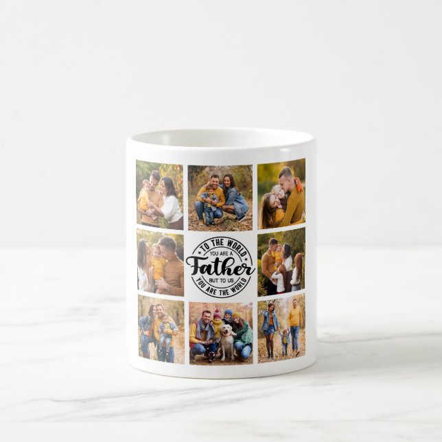 Mug 8 Photo Collage Toutes les occasions Le meilleur p (Centre)