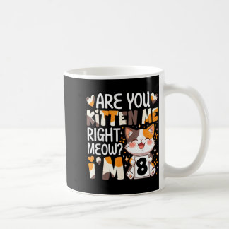 Mug 8e anniversaire chaton de 8 ans tout de suite chat