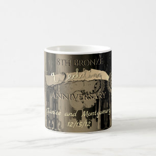Mug 8e anniversaire du Mariage de bronze Steampunk