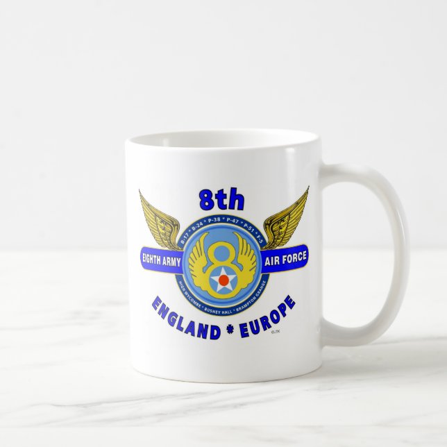 Mug 8ème L'ARMÉE DE L'AIR "CORPS d'AIR d'ARMÉE" WW II (Droite)