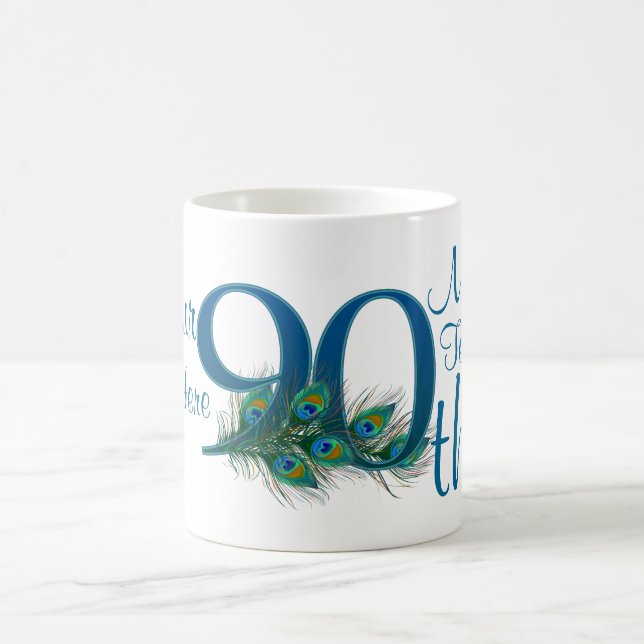 Mug # 90 - quatre-vingt-dixième anniversaire de (Centre)