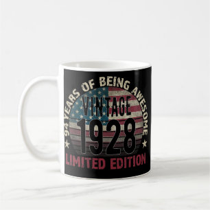 Mug 94e anniversaire Cadeaux hommes Vintage 1928 94 an