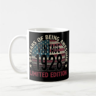 Mug 94e anniversaire Cadeaux hommes Vintage 1928 94 an