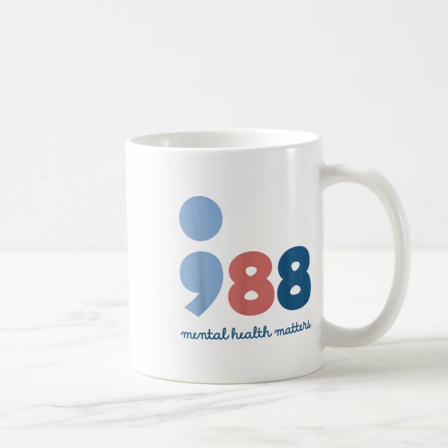 Mug 988 Mental Health S Suicide Prevention Awareness  (Droite)