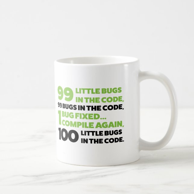 Mug 99 insectes dans le code… (Droite)
