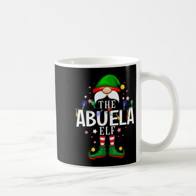Mug 99 Matching Christmas Elf Family Pjs - Abuela Elf  (Droite)