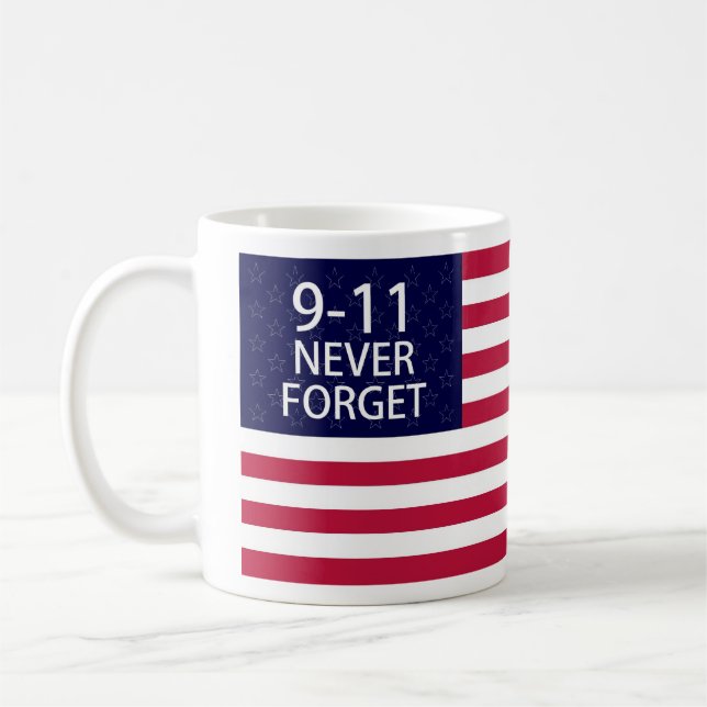 Mug 9-11 jamais oublier (Gauche)