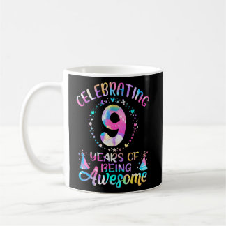 Mug 9 ans d'être génial 9 ans d'âge 9e anniversaire