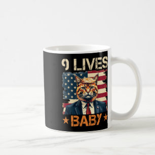 Mug 9 Vies par Trump 2024 Victoire Gagnant Trump 