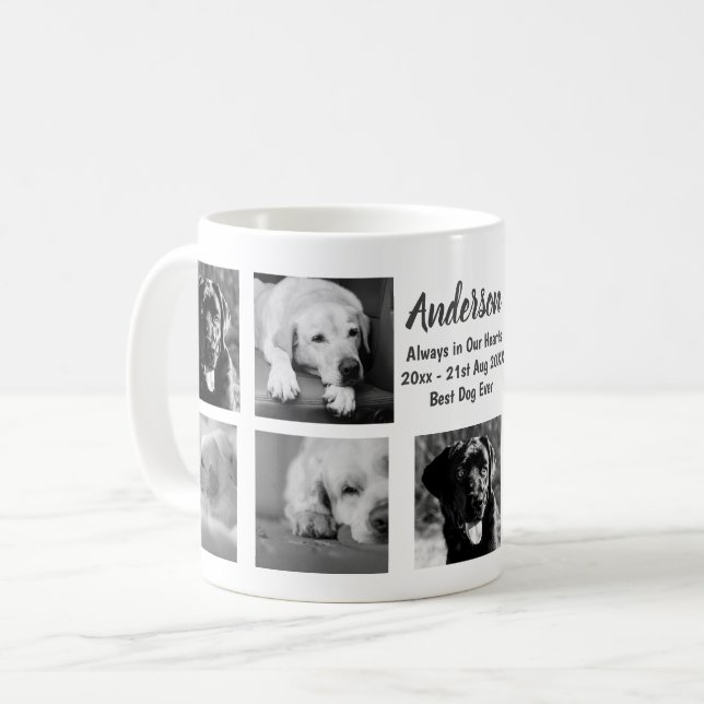 Mug 9 x Photo Collage Labrador Amoureux de les chiens  (Devant gauche)