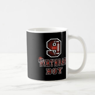 Mug 9e anniversaire Garçon 9 ans Footbyll Lover thème
