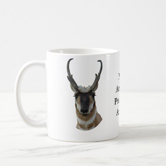 Mug A19 Pronghorn Antelope Head (Gauche)