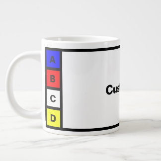 Mug à 4 lettres personnalisable