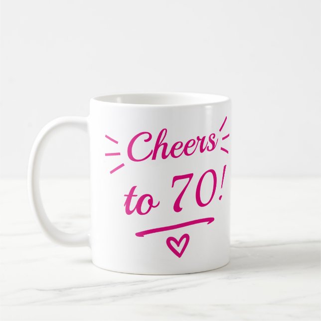 Mug À 70 ans, quelle rigolade Rose ! (Gauche)