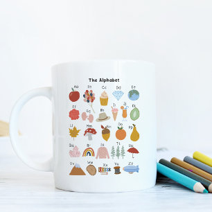 Mug A à Z Alphabet avec Images pour Enfants