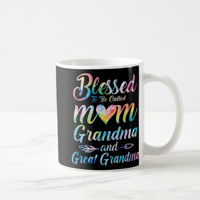 Mug À appeler Maman Grand-mère Grand-grand-mère Da de  (Droite)