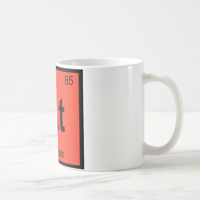Mug À - Athéisme Philosophie Chimie Symbole (Droite)