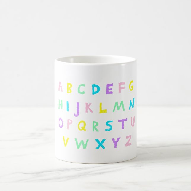 Mug A-B-C pastel (Centre)