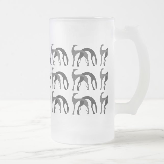 Mug à bière givré Art Deco Hounds (Droit)