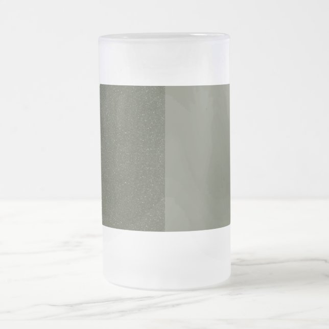 Mug à bières texturées vert mousse à deux tons - P (Centre)