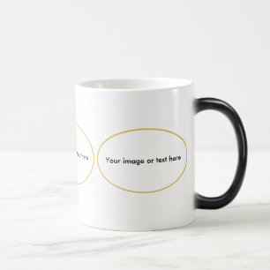 Mug à cadre doré personnalisable