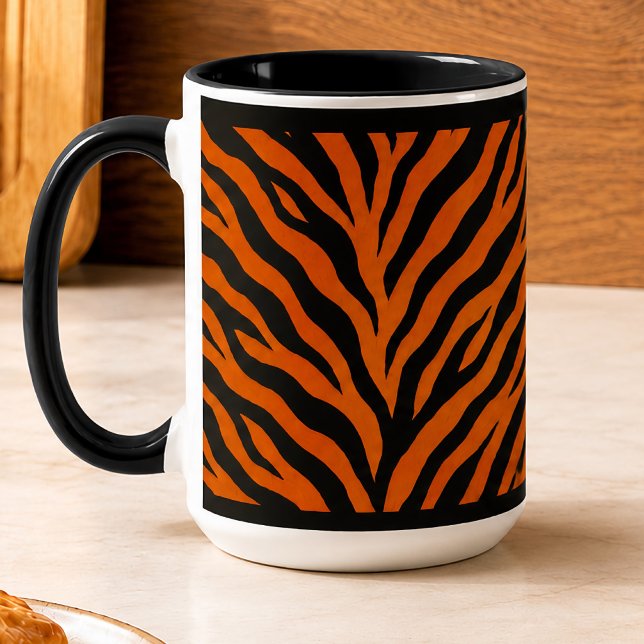 MUG À CAFE 0,44 L. "TIGRESSE" (Créateur téléchargé)