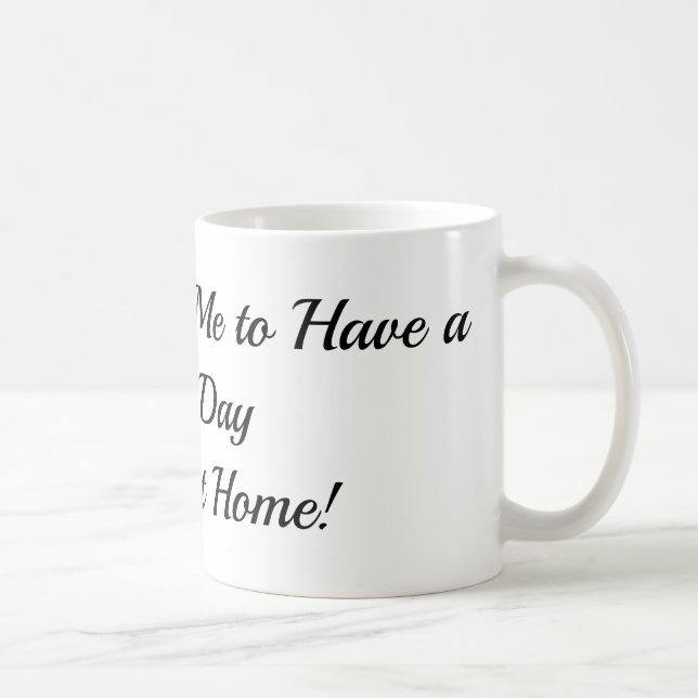Mug à café 11oz Employé drôle (Droite)