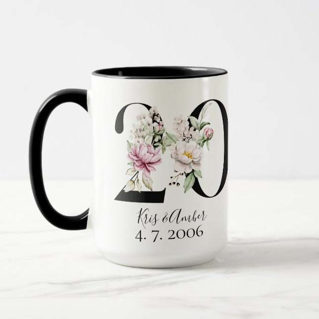 Mug à café 20e anniversaire (Gauche)