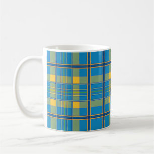 mug à café à carreaux tartan écossais