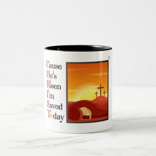 Mug à café à deux tonnes (Centre)