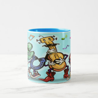 Mug à café à deux tons