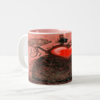 Mug à café à deux tons de la Saint-Valentin